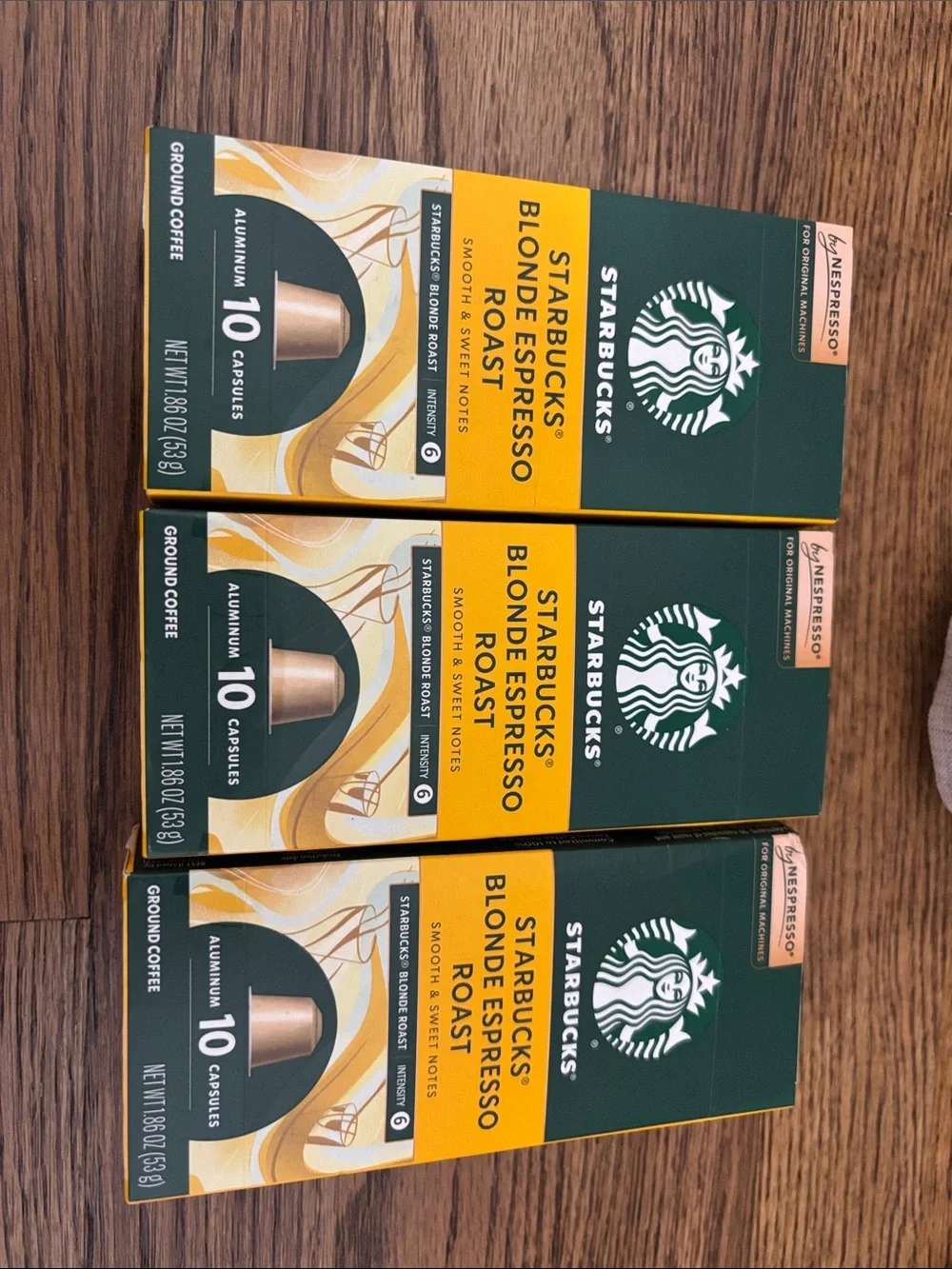 Starbucks Blonde Espresso Roast Nespresso Capsules - Nespresso Original